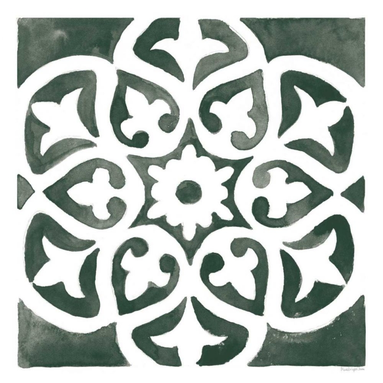 Picture of ANDALUSIAN TILE IV PINE GREEN