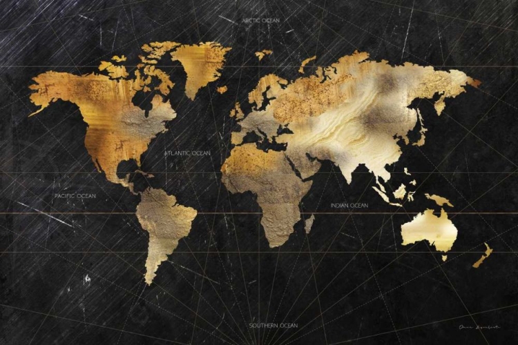 Picture of DRAMATIC WORLD MAP