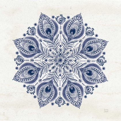 Picture of BOHEMIAN VIBES VI MANDALA BLUE