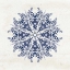 Picture of BOHEMIAN VIBES VII MANDALA BLUE