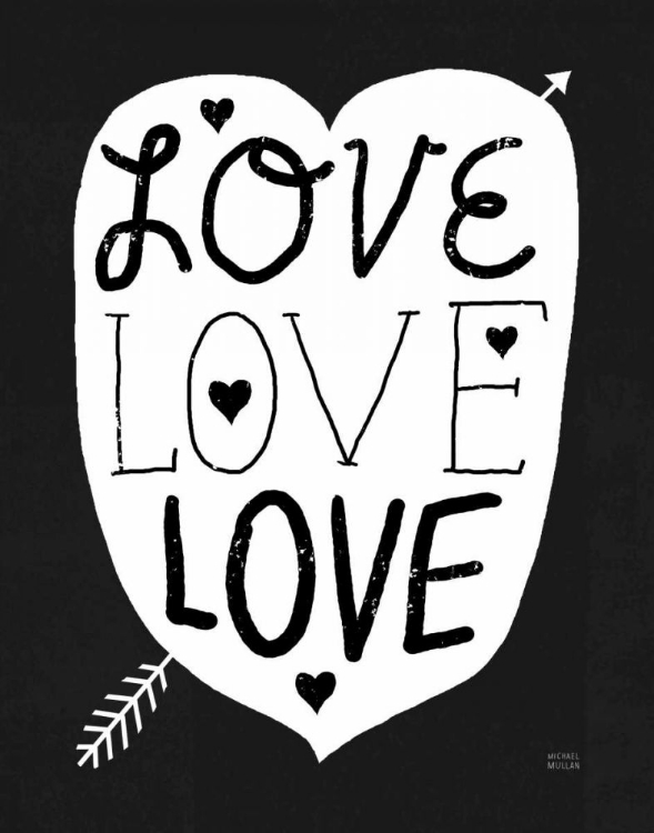 Picture of LOVE LOVE LOVE BLACK