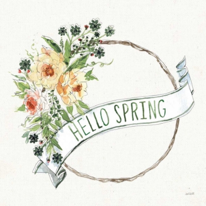 Picture of HELLO SPRING WREATH