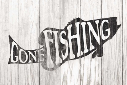 Picture of GONE FISHING SIGN