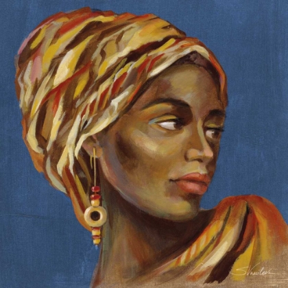 Picture of AFRICAN BEAUTY I BLUE