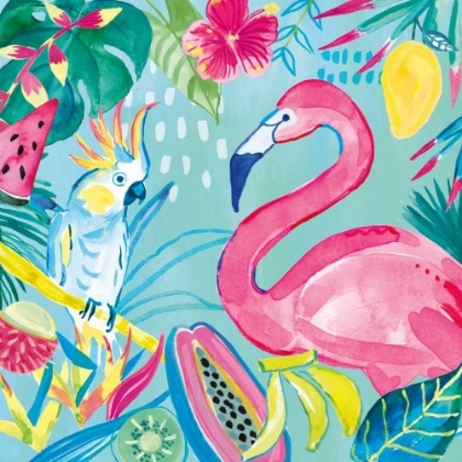 Picture of FRUITY FLAMINGOS III