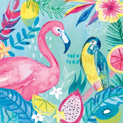 Picture of FRUITY FLAMINGOS IV