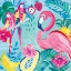 Picture of FRUITY FLAMINGOS V