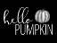 Picture of HELLO PUMPKIN BLACK AND WHITE