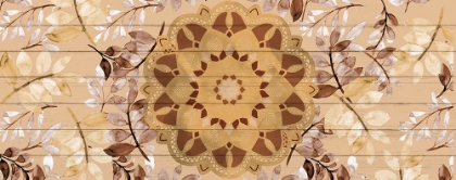 Picture of BROWN MANDALA LEAVES 2