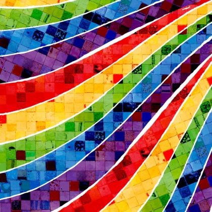 Picture of VINTAGE TILE RAINBOW