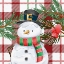 Picture of SNOWMAN PLAID 2