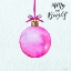Picture of MERRY AND BRIGHT ORNAMENT