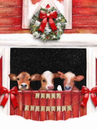 Picture of CHRISTMAS COWS