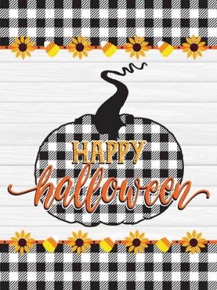 Picture of HAPPY HALLOWEEN BUFFALO PLAID 1