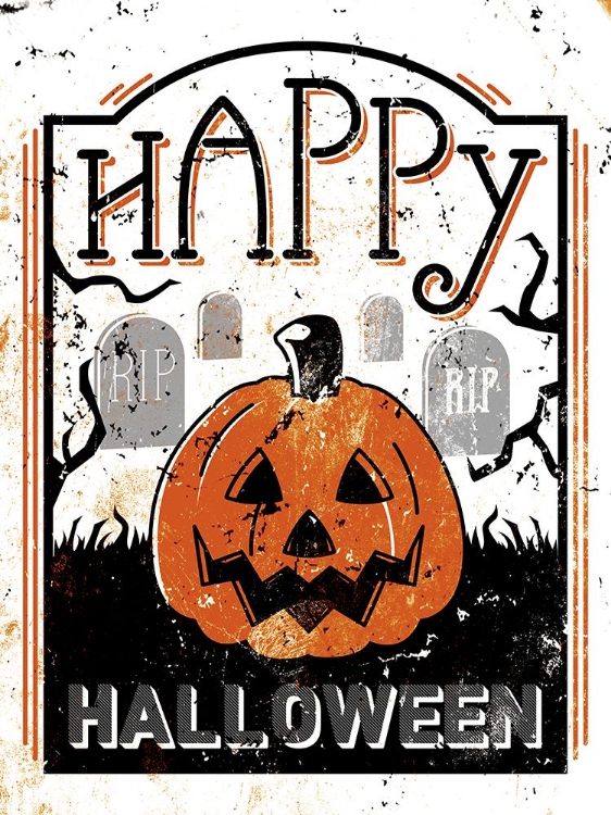 Picture of HAPPY CEMETERY PUMPKIN