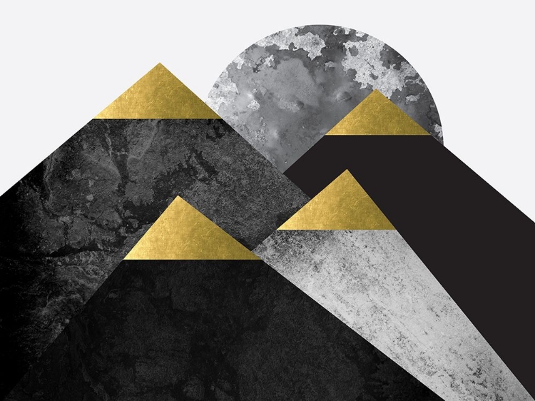 Picture of BLACK AND GOLD MOUNTAINS 2