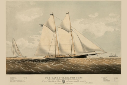 Picture of THE YACHT MARIA, 1861