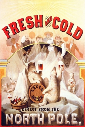 Picture of FRESH AND COLD - DIRECT FROM THE NORTH POLE, 1877