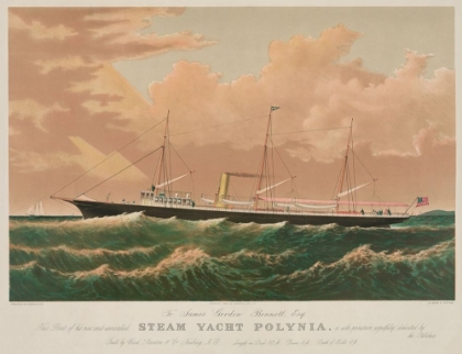 Picture of STEAM YACHT POLYNIA, 1884