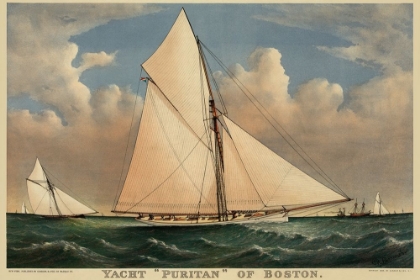 Picture of YACHT PURITAN OF BOSTON, 1885