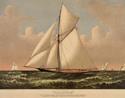 Picture of THISTLE: CUTTER YACHT, 1887