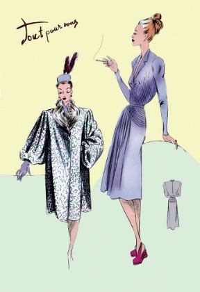 Picture of DINNER DRESS AND OVERCOAT, 1947