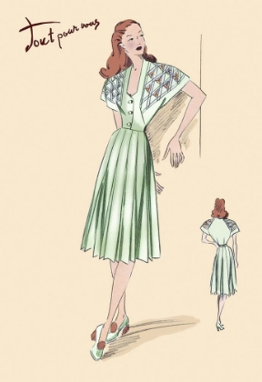 Picture of PLEATED SUMMER DRESS, 1947