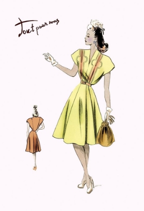 Picture of SPRING DRESS AND BAG, 1947