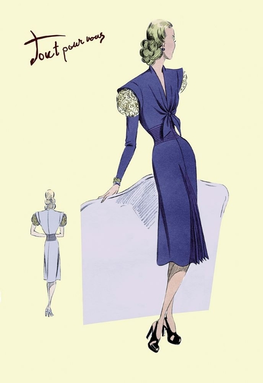 Picture of DRESS SUIT WITH PLEATS, 1947