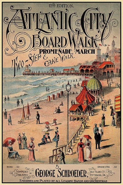 Picture of ATLANTIC CITY BOARD WALK PROMENADE MARCH