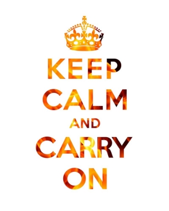 Picture of KEEP CALM AND CARRY ON - TEXTURE I