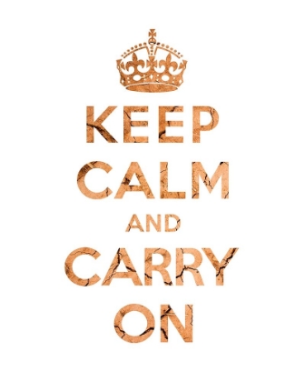 Picture of KEEP CALM AND CARRY ON - TEXTURE II