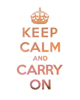 Picture of KEEP CALM AND CARRY ON - TEXTURE IV