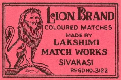 Picture of LION BRAND COLOURED MATCHES