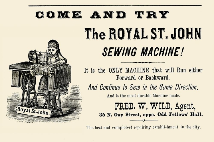Picture of THE ROYAL ST. JOHN SEWING MACHINE