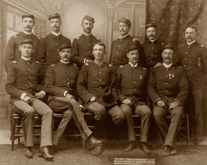 Picture of OFFICERS OF THE 9TH CAVALRY