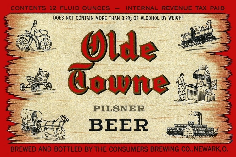 Picture of OLDE TOWNE PILSNER BEER