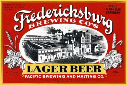 Picture of FREDERICKSBURG BREWING CO.S LAGER BEER