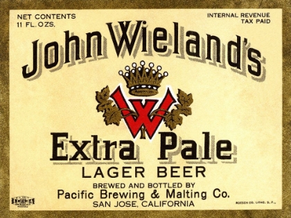 Picture of JOHN WIELANDS EXTRA PALE LAGER BEER