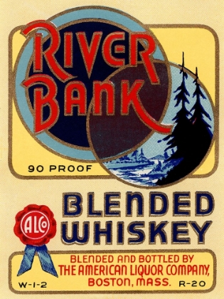 Picture of RIVER BANK BLENDED WHISKEY