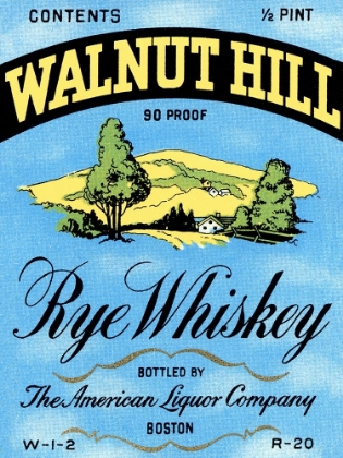 Picture of WALNUT HILL RYE WHISKEY