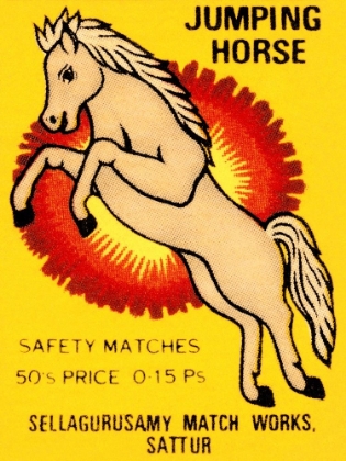 Picture of JUMPING HORSE SAFETY MATCHES