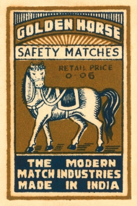 Picture of GOLDEN HORSE SAFETY MATCHES