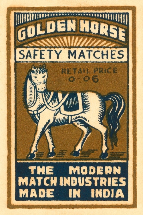 Picture of GOLDEN HORSE SAFETY MATCHES