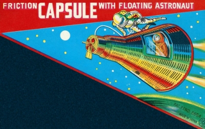 Picture of FRICTION CAPSULE WITH FLOATING ASTRONAUT