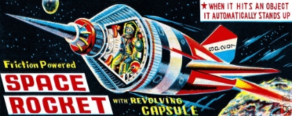 Picture of SPACE ROCKET WITH REVOLVING CAPSULE
