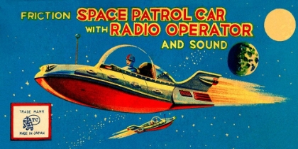 Picture of SPACE PATROL CAR WITH RADIO OPERATOR