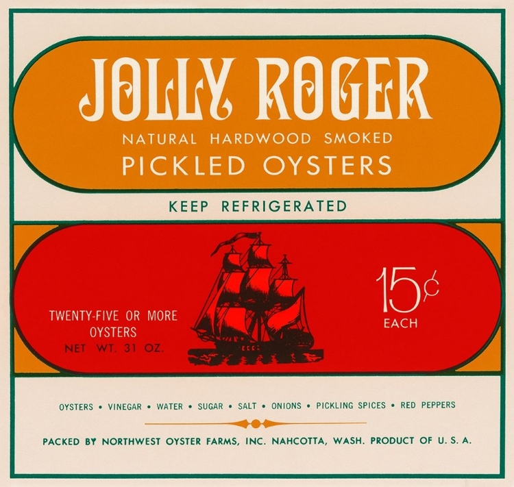 Picture of JOLLY ROGER PICKLED OYSTERS