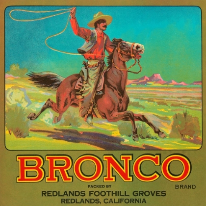 Picture of BRONCO BRAND CRATE LABEL