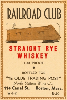 Picture of RAILROAD CLUB STRAIGHT RYE WHISKEY